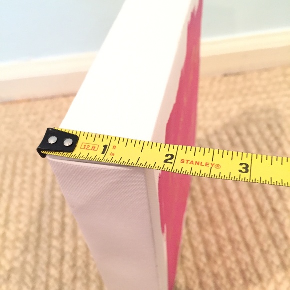 Pink Paint Gold Positive Quote Wall Painting Decor - Picture 9 of 9